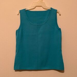 Turquoise Sleeveless Top